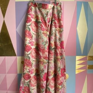Floral ASOS Wide Leg Pants